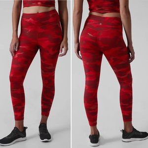 Athleta Elation Train Camo Printed 7/8 Tights Leggings (Small)